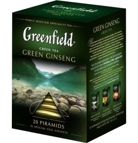 Чай зеленый Greenfield Green Ginseng 20х1,8г