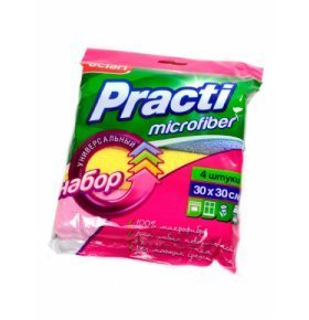 Набор универсальных салфеток Practi Micro 30 х 30 Paclan 4 шт