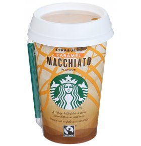 Молочный кофейный ультрапастеризованный напиток Starbucks Caramel Macchiato 220 гр