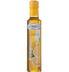 Масло оливковое нерафинированное со вкусом и ароматом лимона Costa d'Oro Extra Vergine 250 мл