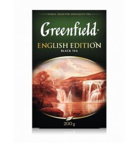 Чай Greenfield English Edition черный листовой 200 гр
