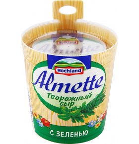 Сыр Almette творожный с зеленью 60% Hochland 150 гр