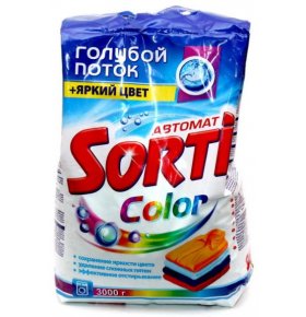 Средство моющее Color автомат для цветного Sorti 3 кг