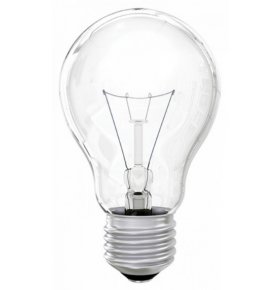 Лампа накаливания Груша 95W E27 прозрачная Онлайт 1 шт