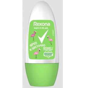 Дезодорант-антиперспирант шариковый Ярко и цветочно Rexona 50 мл
