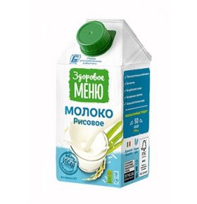 Молоко рисовое Здоровое меню 500 мл