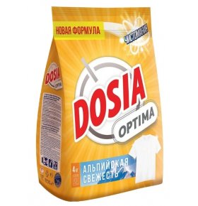 Стиральный порошок Optima Альпийская свежесть Dosia 4 кг