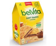 Печенье Утреннее Soft Bakes с цельнозерновыми злаками и начинкой с какао Belvita 250 гр