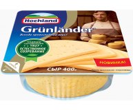 Сыр твердый Grunlander 50% Hochland 400 гр