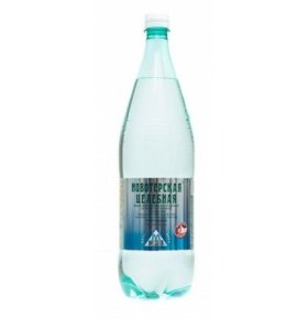 Минеральная вода Новотерская целебная с газом 1,5 л