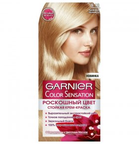 Стойкая крем-краска для волос Color Sensation, Роскошь цвета оттенок 9.13 Кремовый перламутр Garnier