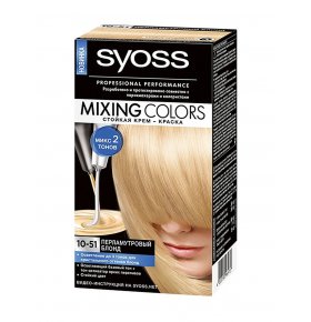 Краска для волос Syoss Mixing Color 10-51 Перламутровый Блонд