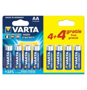 Батарейки Varta High EN AA 8 шт