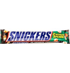 Батончик шоколадный Лесной орех Snickers 81 гр