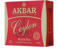 Чай черный в пакетиках Akbar Ceylon 100 шт