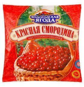 Красная смородина Вологодская ягода Кружево вкуса быстрозамороженная, 300г