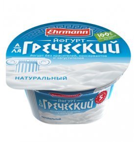 Йогурт Эрмигурт а-ля греческий натуральный 6% Ehrmann 140 гр