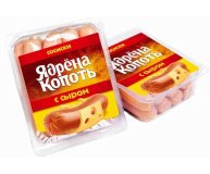 Сосиски с сыром Ядрена Копоть 420 гр