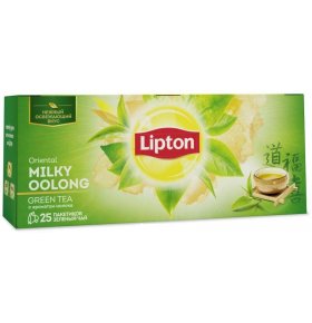 Чай в пакетиках зеленый с ароматом молока Lipton Oriental Milky Oolong 25 шт