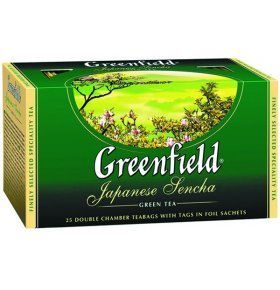 Чай зеленый байховый Greenfield Japanese Sencha  25х2г
