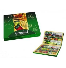 Набор чая и чайных напитков Greenfield в пакетах 215,2г