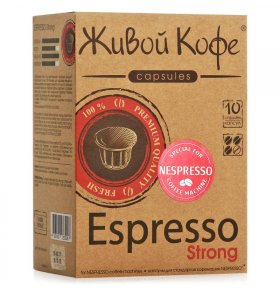 Капсулы Живой Кофе Espresso Strong 60 гр