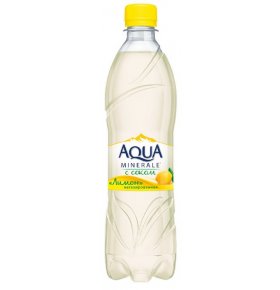 Вода минеральная лимон Aqua Minerale 0,6 л