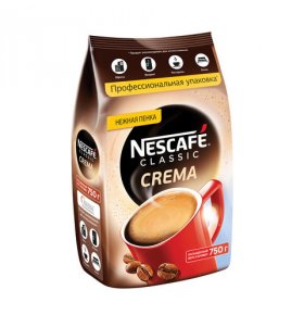 Кофе растворимы Nescafe Classic Crema 750 г