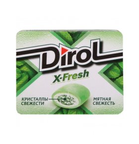 Жевательная резинка Dirol X-Fresh Мятная свежесть 16 г