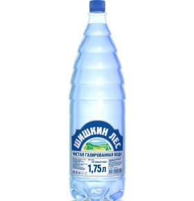 Вода питьевая газированная Шишкин лес 1,75 л