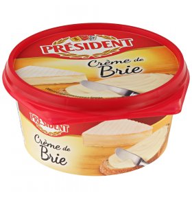 Сыр Creme De Brie плавленый 52% President 125 гр