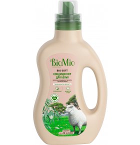 Кондиционер для белья Bio-Soft с эфирным маслом эвкалипта и экстрактом хлопка Bio Mio 1 л