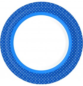 Набор тарелок Bbq Blue Line бумажные 22 см 10 шт цвет синий Duni