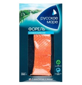 Форель слабосоленая филе-кусок Русское Море 200 гр