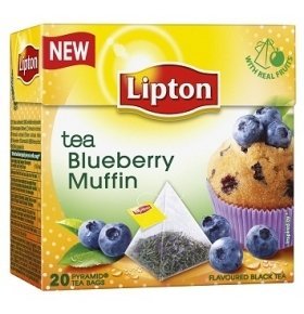 Чай LIPTON "Blueberry muffin" 20*1.6г