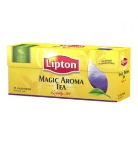 Чай черный Lipton Magic Aroma аромат чайных цветов 25*2г
