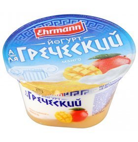 Йогурт А-ля Греческий Манго 4,8% Ehrmann 140 гр