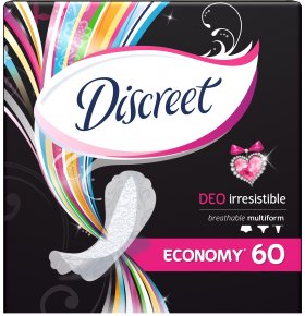Прокладки ежедневные Discreet Deo Irresist MultifTrio  60 шт