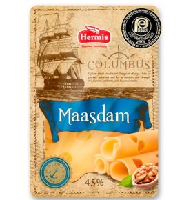 Сыр Маасдам 50% 250 гр