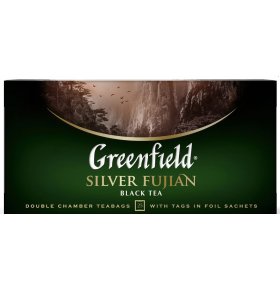 Чай черный в пакетиках Greenfield Silver Fujian 25 шт х 2 грр