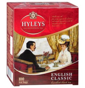 Чай черный Английский Классический Hyleys 100 пак