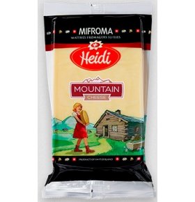 Сыр Швейцарский Горный Mountain Cheese 52% Heidi 7 кг