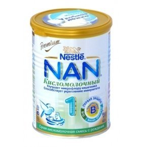 Смесь Nestle NAN Кисломолочный 1 молочная 400г