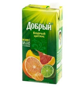 Нектар Добрый грейпфрут-мандарин-лимон 1л