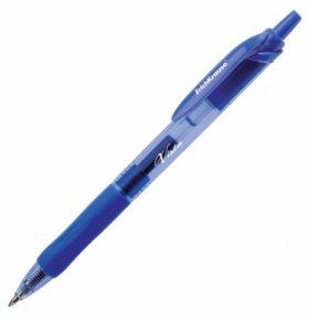 Ручка гелевая автоматическая Виста синяя 0,7 мм Erich Krause