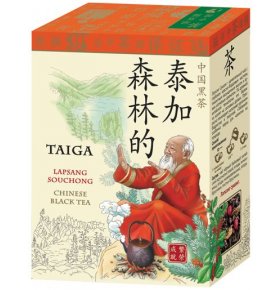 Чай Зеленая Панда Таежный Лапсанг Сушонг черный китайский крупнолистовой 100 гр
