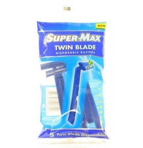 Станки одноразовые Супер-макс 5 шт Twin Blade