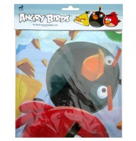 Скатерть полиэтиленовая Angry Birds 140см x 180см