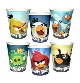 Стаканы бумажные Angry Birds 6 шт