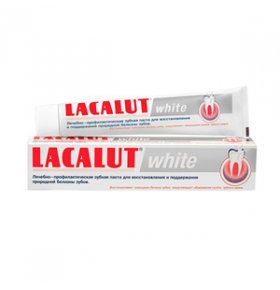 Зубная паста White Lacalut 75 мл